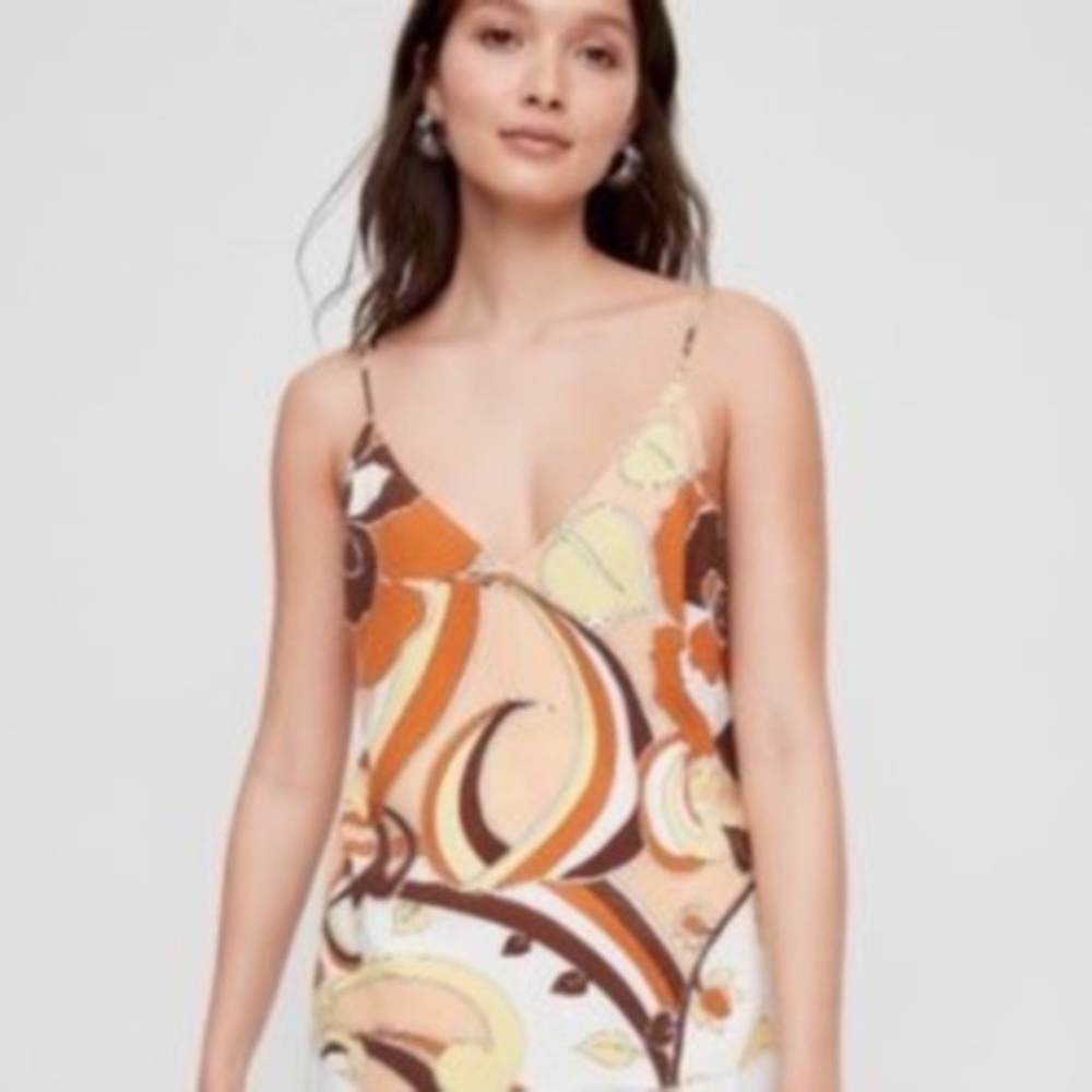 NWT Aritzia Wilfred Kaleidoscope Cami (Small) - Picture 3 of 5
